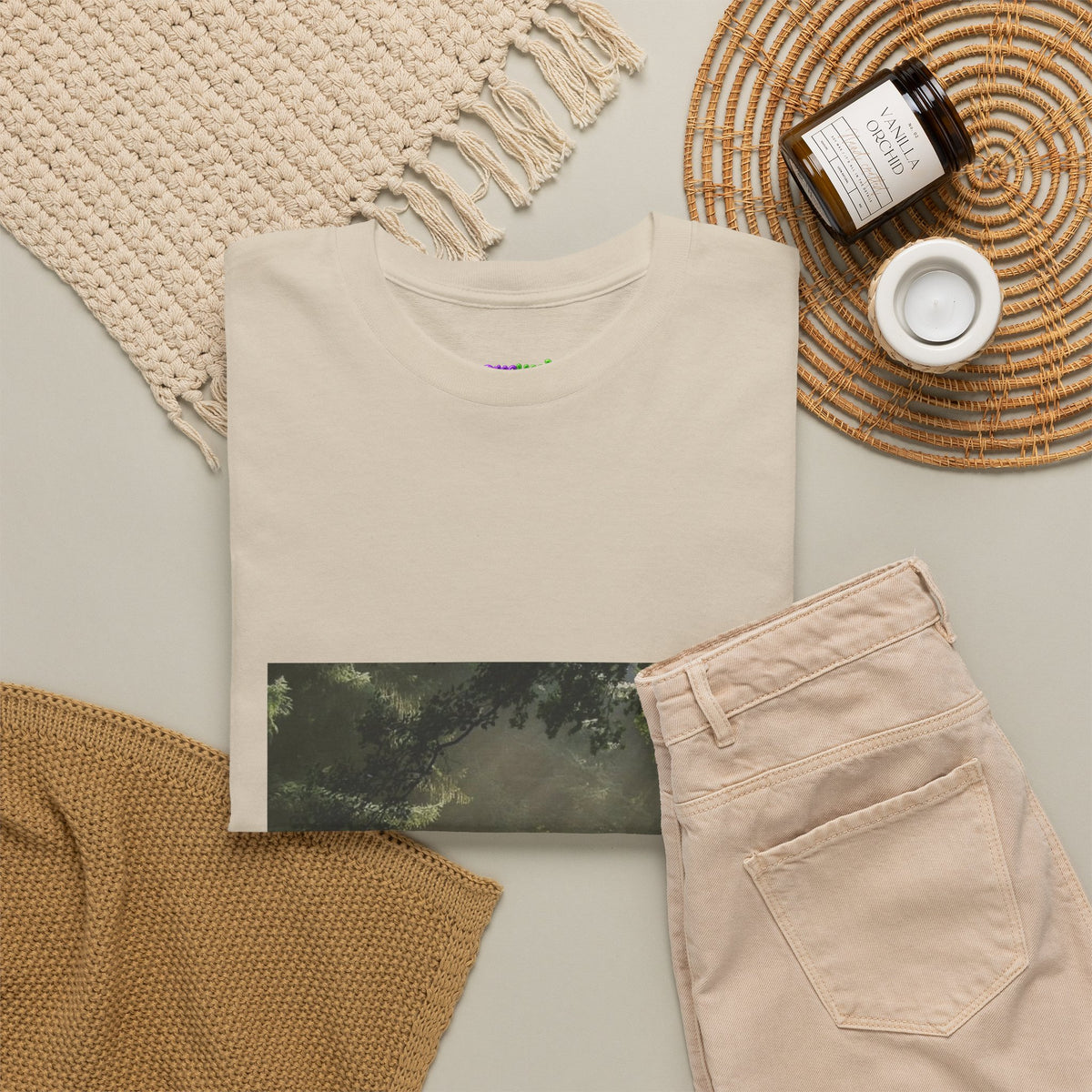 Urban Leaf Whisper Graphic Tee