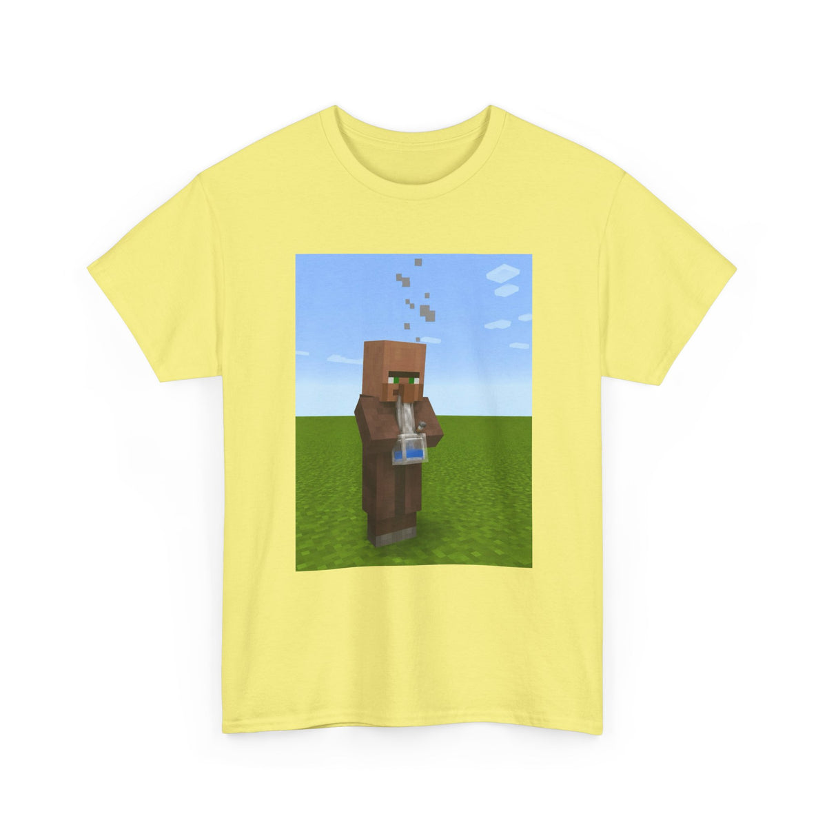 Villager Enjoying A Bong Hit