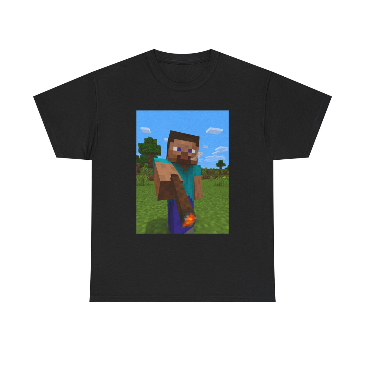Steve Offering A Lit Blunt Tee