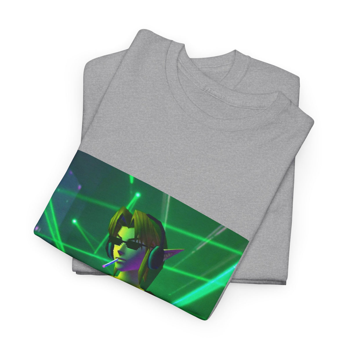 DJ Link Smoking A Blunt At The Club Tee