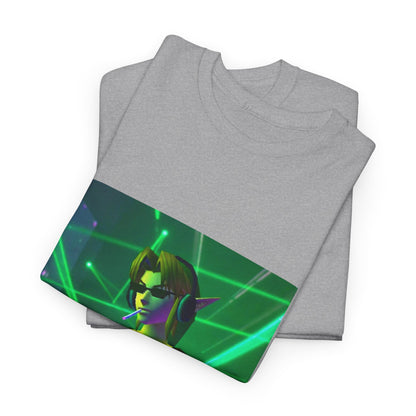 DJ Link Smoking A Blunt At The Club Tee