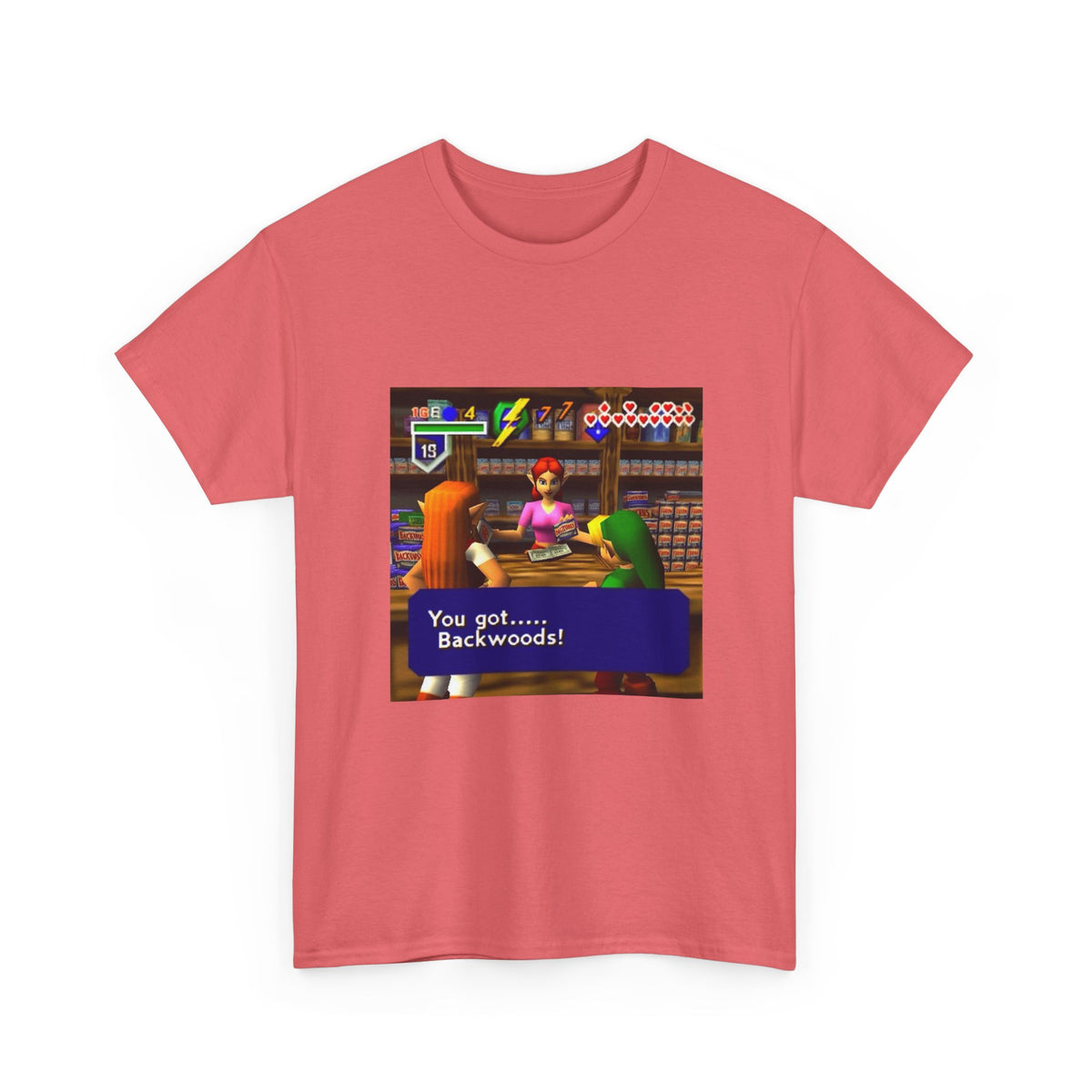 Link Buying Backwoods In Hyrule Shop Tee