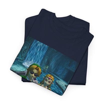 Link and Zelda Chilling and Smoking