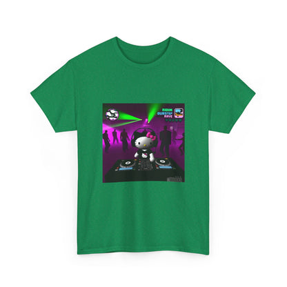 Hello Kitty DJing Dubstep Rave Tee