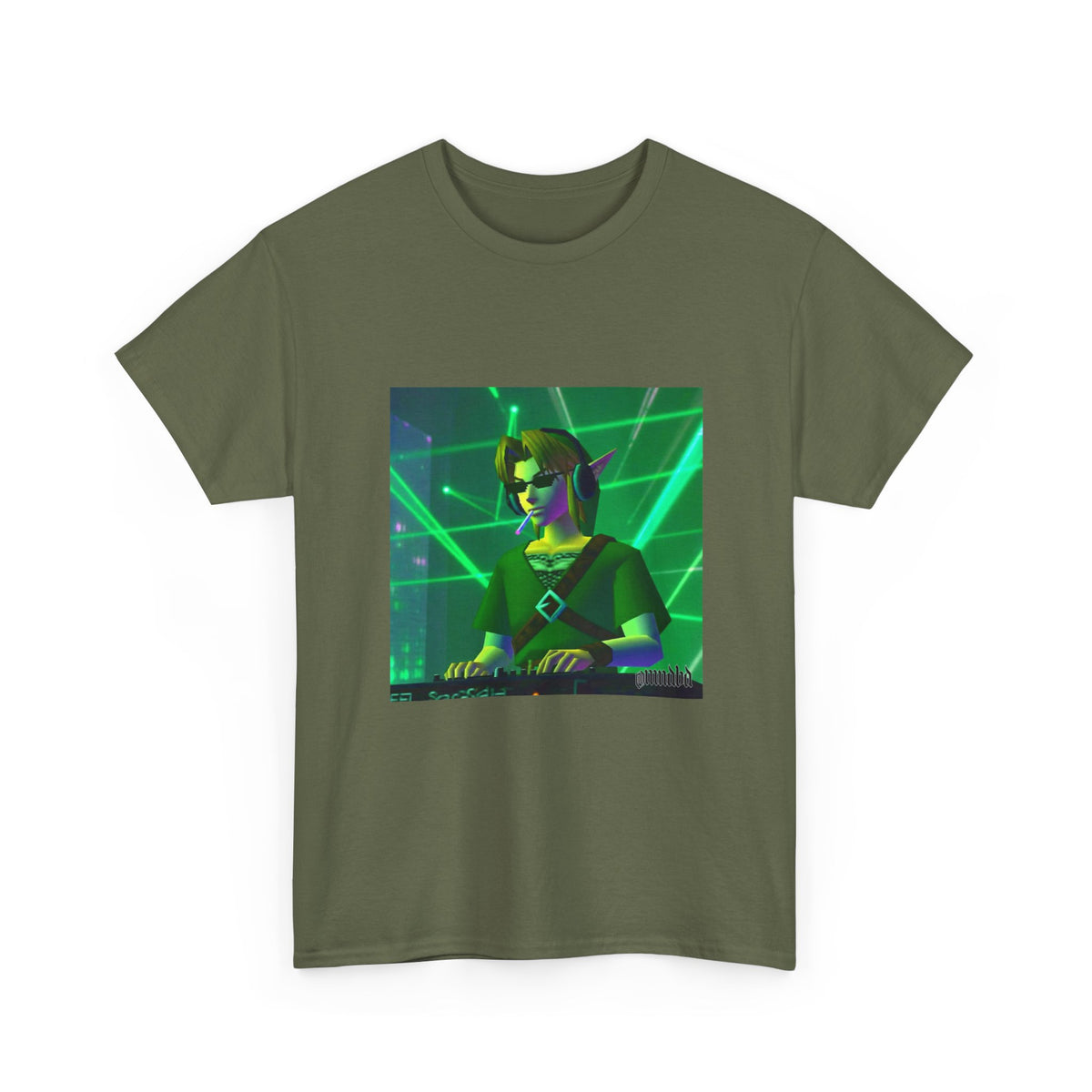 DJ Link Smoking A Blunt At The Club Tee