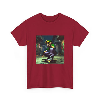 Street Link Smoking On Skateboard Tee