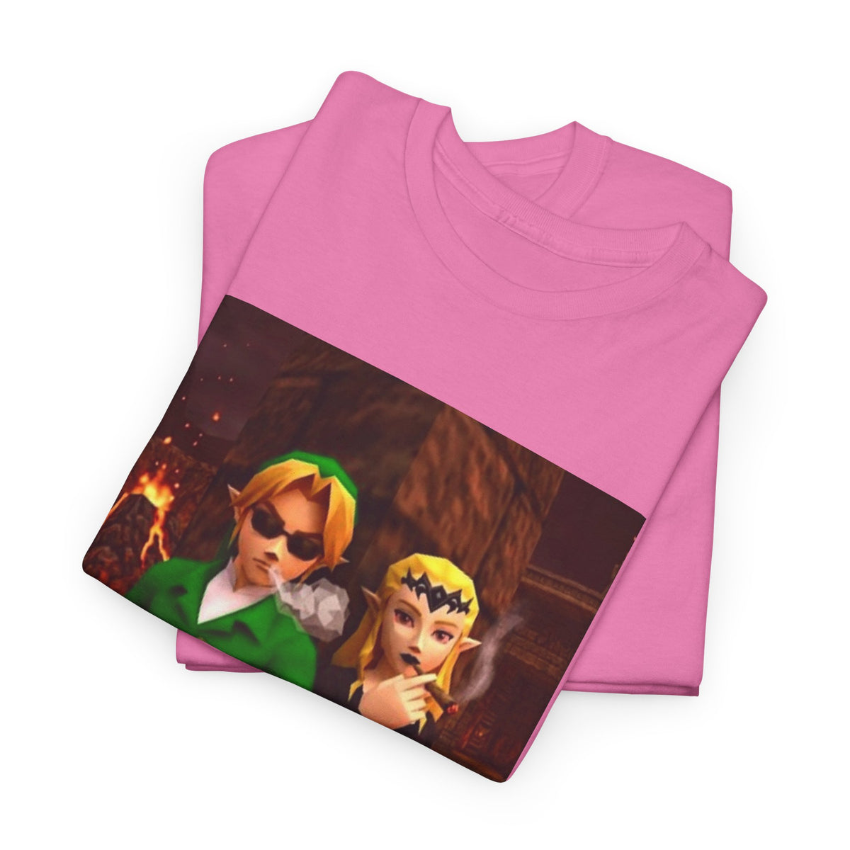 Link and Zelda Smoking Blunts In Hyrule