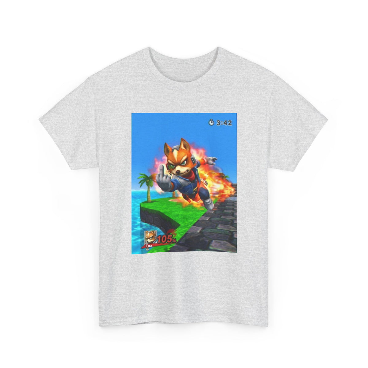 Fox McCloud Flipping The Bird Tee