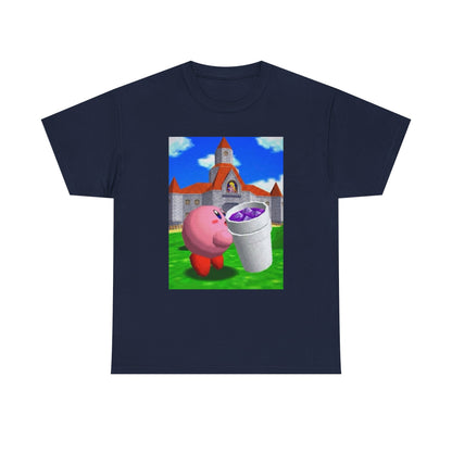 Kirby Sipping Lean At Mushroom Kingdom