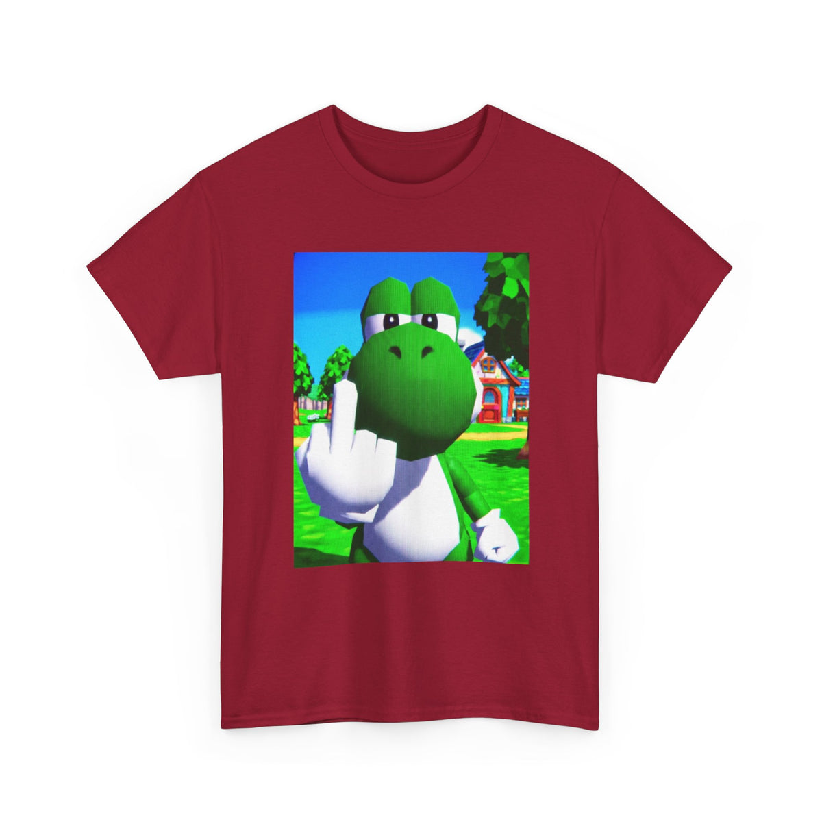 Yoshi Giving The Finger Tee (Design 4)