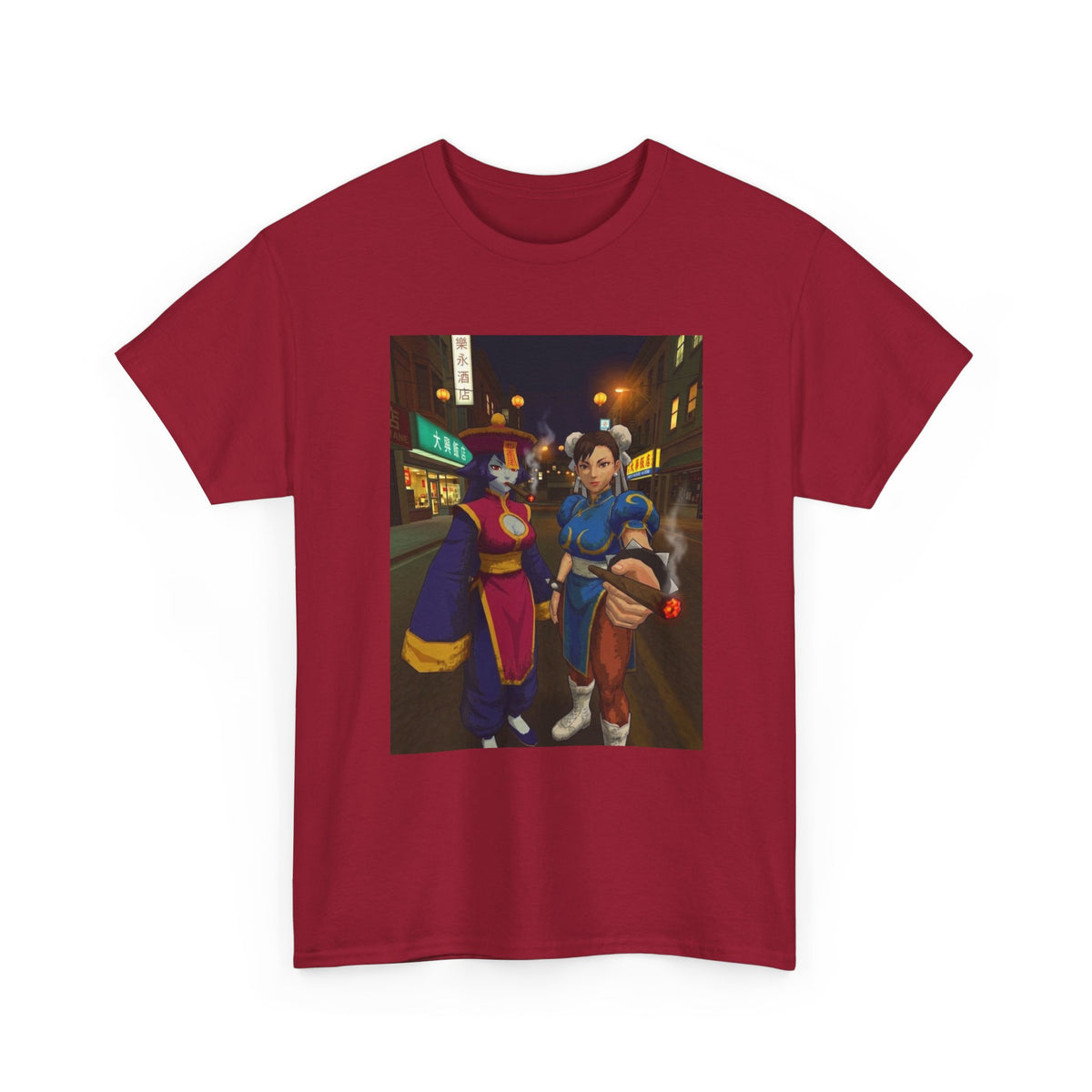 Hsien-Ko And Chun-Li Sharing Blunts Tee