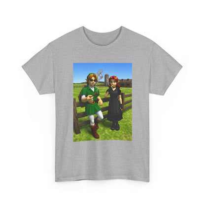 Link And Malon Smoking On The Farm Tee