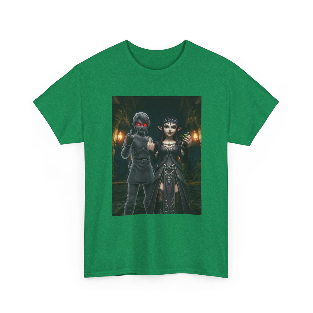 Dark Link And Elf Queen Flipping The Bird