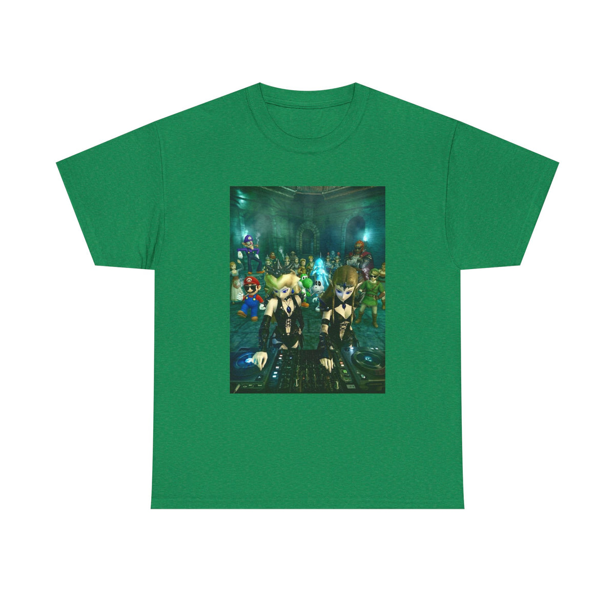 Dark Zelda DJs Gaming Party Tee