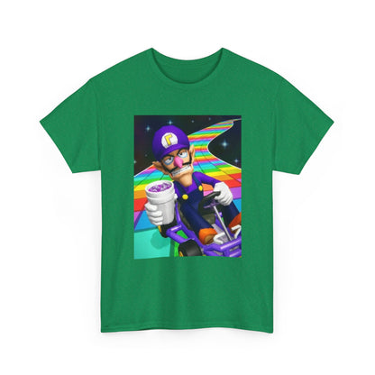 Waluigi Karting With Purple Drank Tee