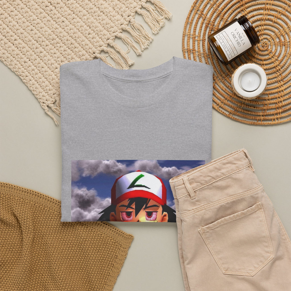 Mystic Figure Holding Gas Pack Tee