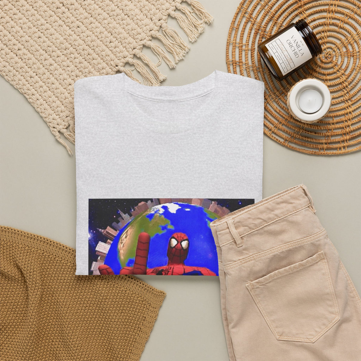 Spider-Man Flipping Off The World Tee