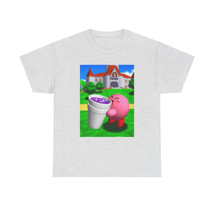 Kirby Sipping Purple Drank In Princess Peach's Castle
