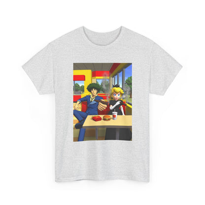 Spike Spiegel And Dark Peach Chilling Tee