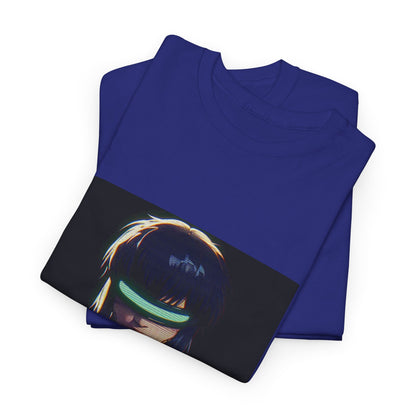 Cybernetic Major Motoko Kusanagi Glitch Art Tee