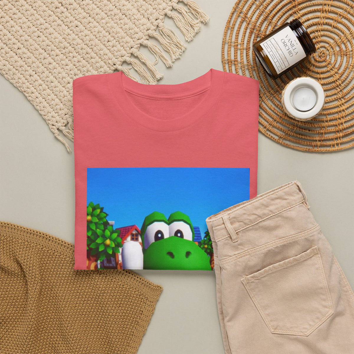 Yoshi Giving The Finger Tee (Design 6)