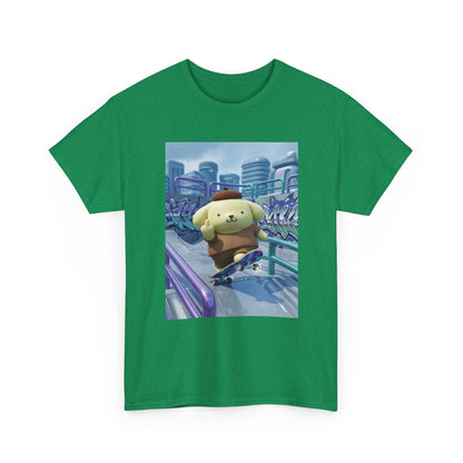 Pompompurin Flipping Off On Skateboard