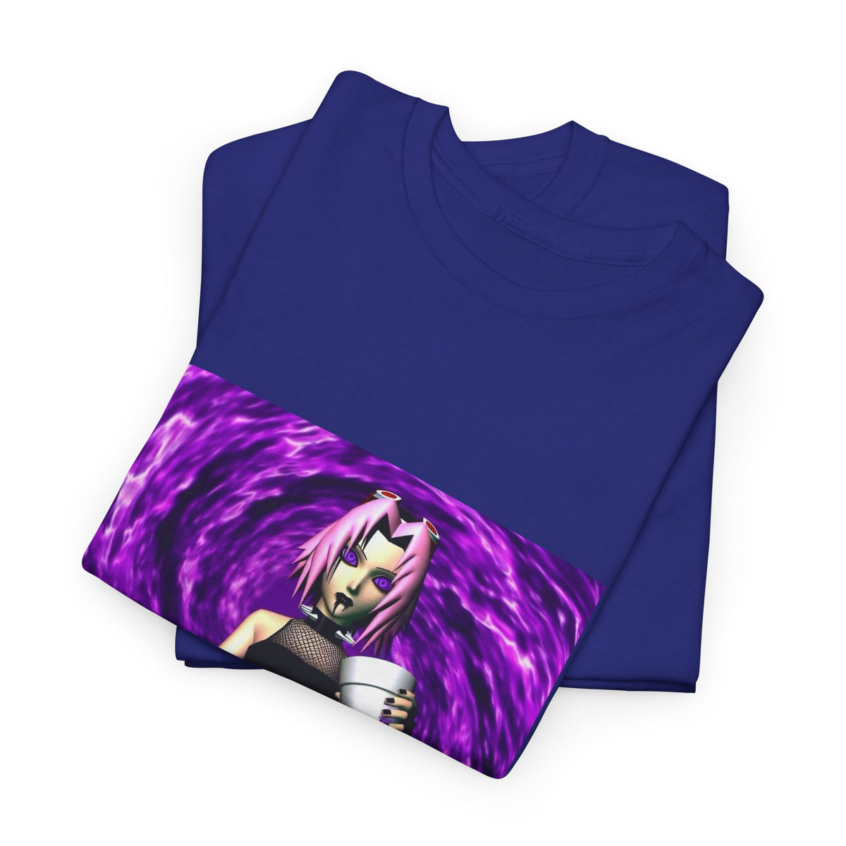 Goth Sakura With Purple Drank Tee