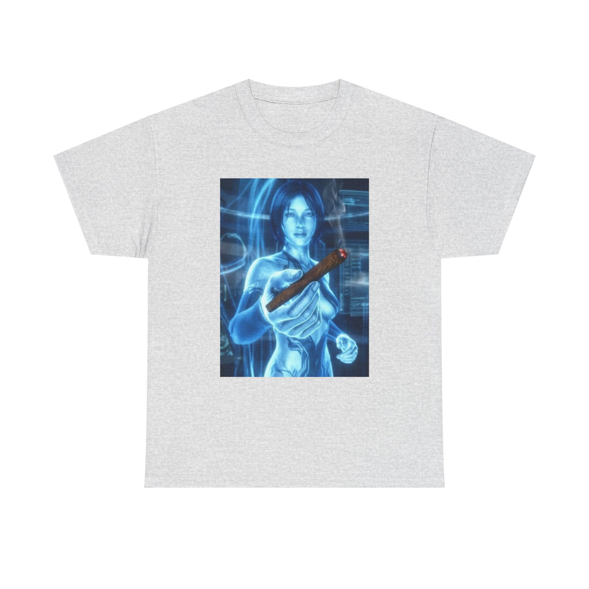 Holographic Babe Passing The Blunt Tee