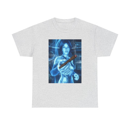 Holographic Babe Passing The Blunt Tee