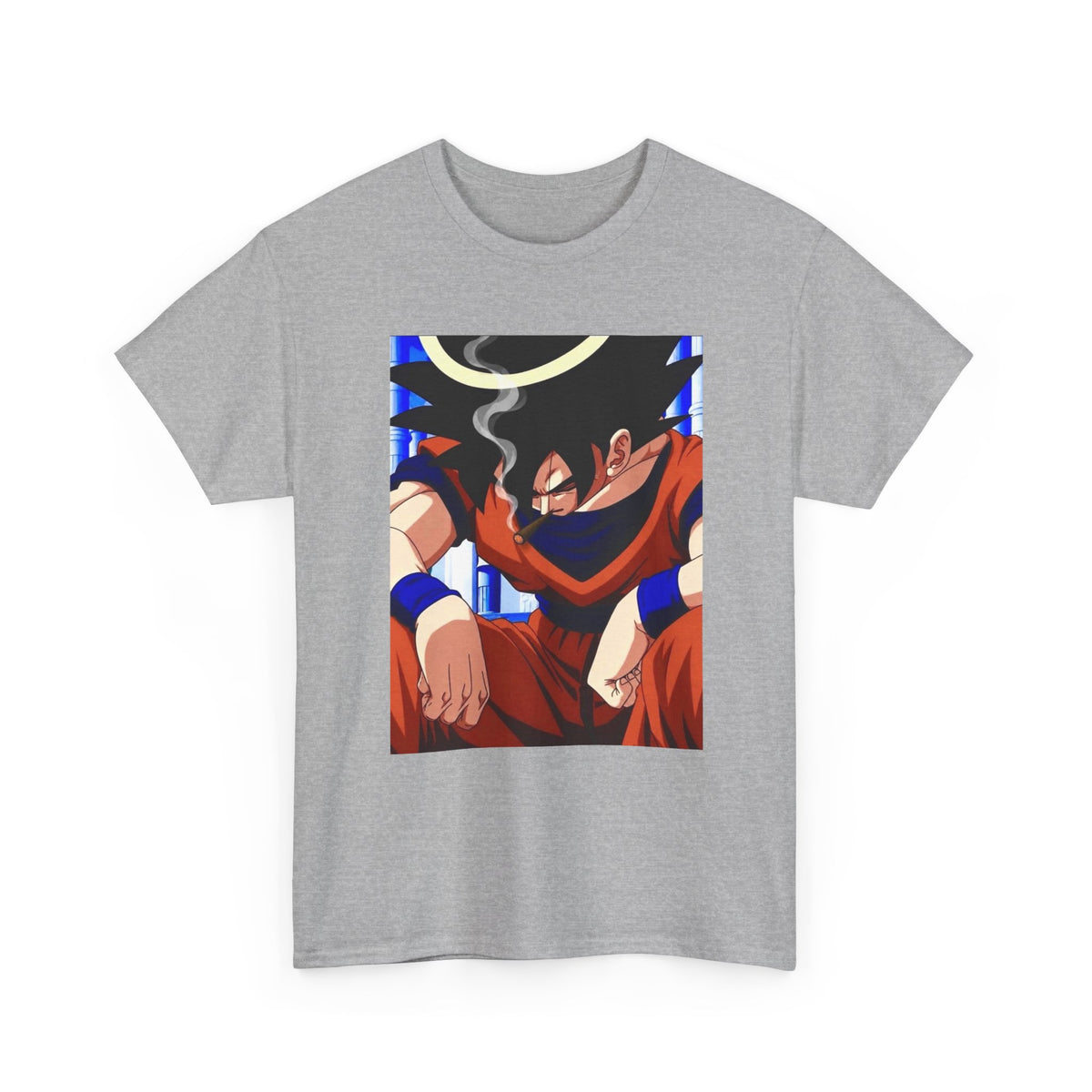 Goku Chilling With A Halo Blazin' Tee
