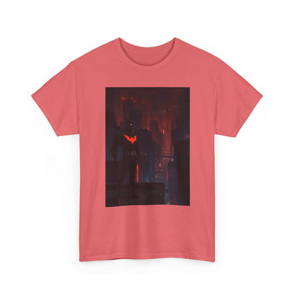 Cyberpunk Bat Hero In Neon City Tee