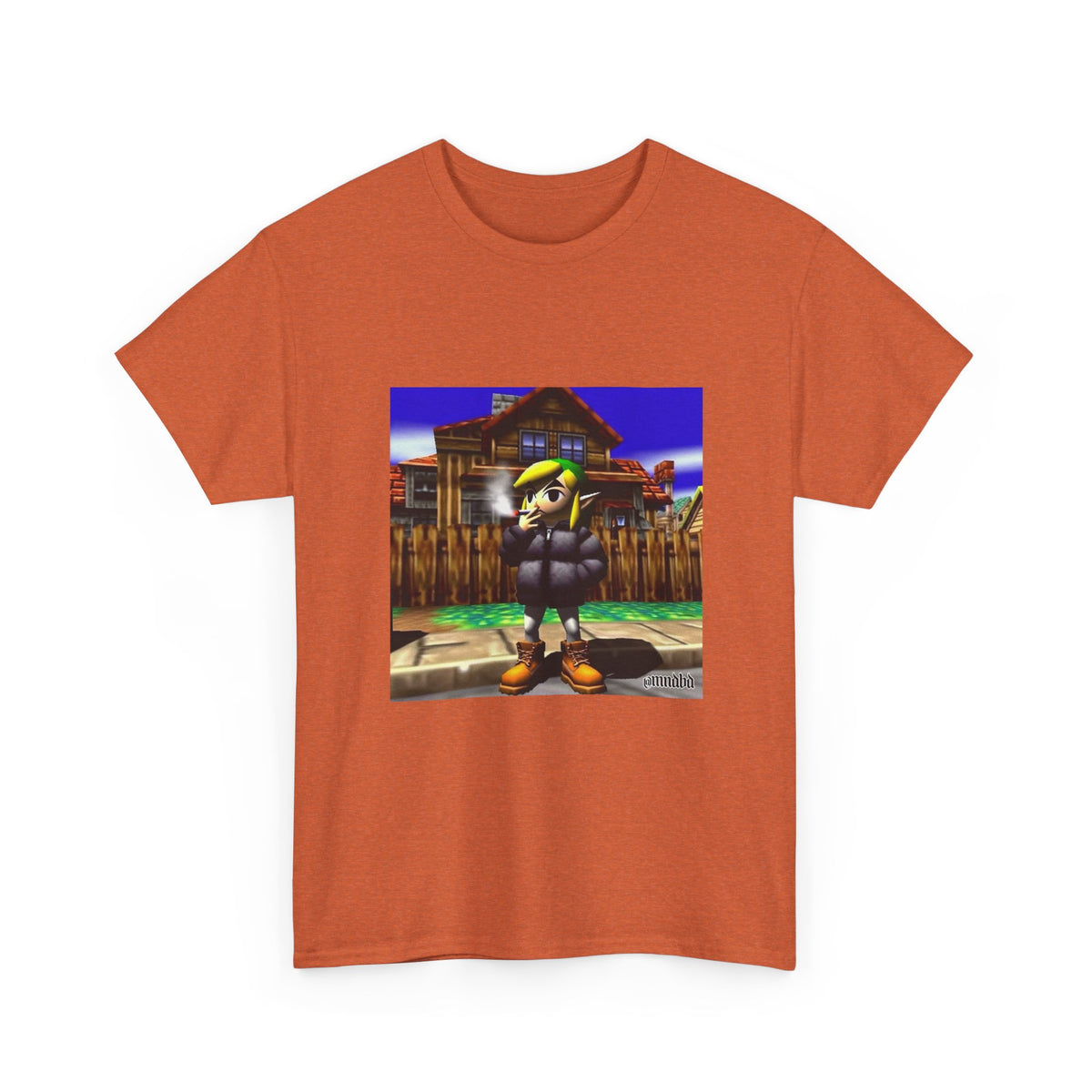 Link In A Puffer Smoking On The Block Tee