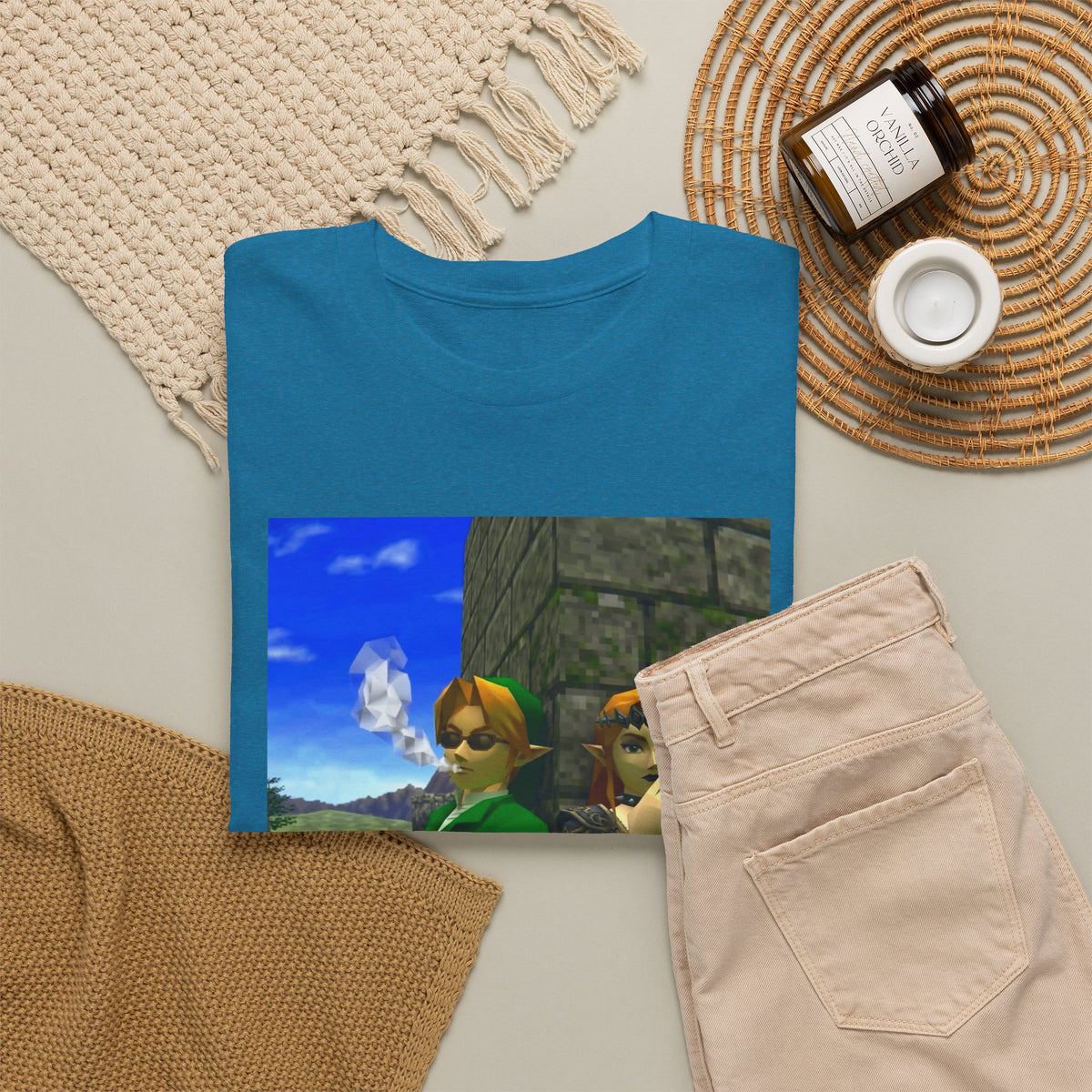 Link And Zelda Smoke Blunts Tee