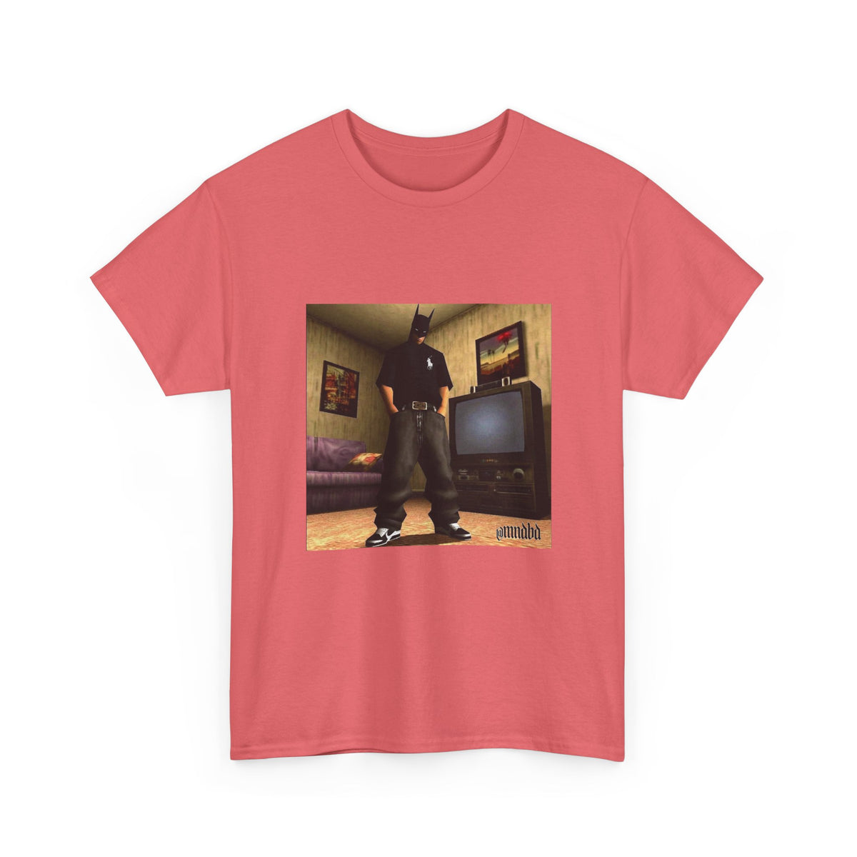 Gamer Batman In Polo Tee Posing