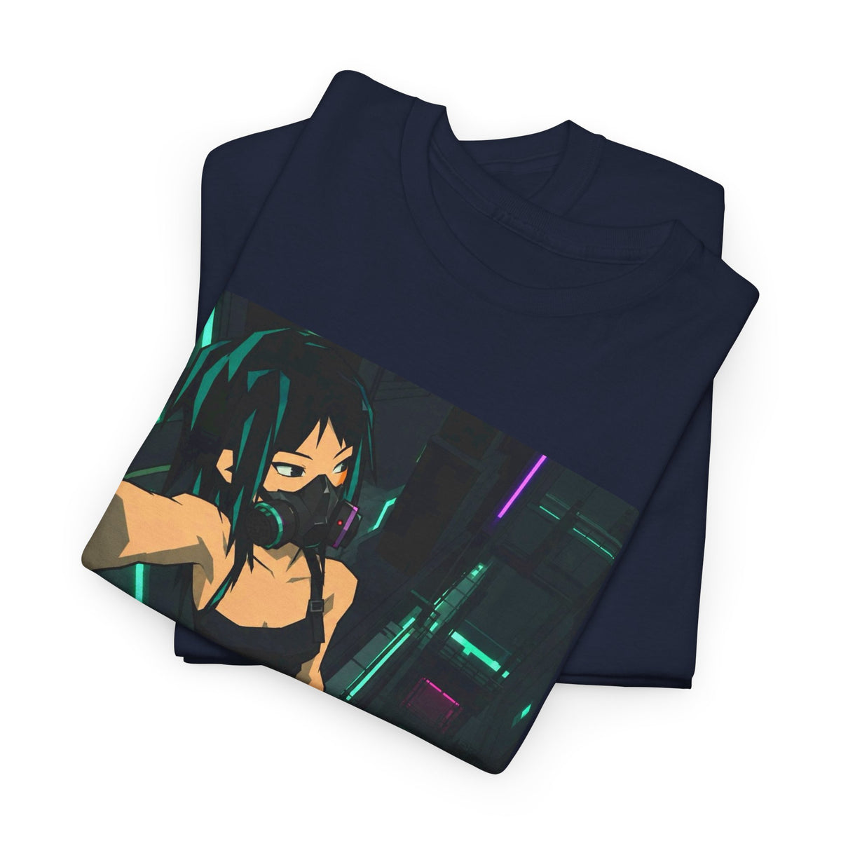Green Horizon Blur Graphic Tee