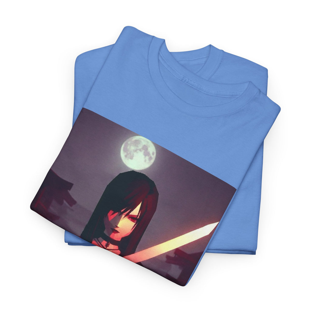 Samurai Warrior With Glowing Katana Tee