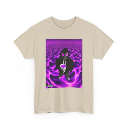 Spider-Hoodie With Purple Swirls Tee
