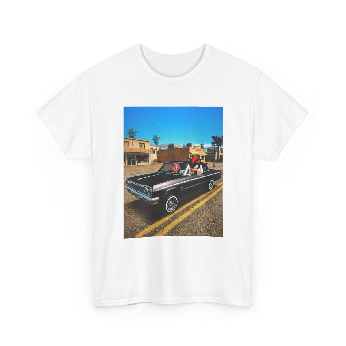 Shadow and Amy Cruising Lowrider Tee