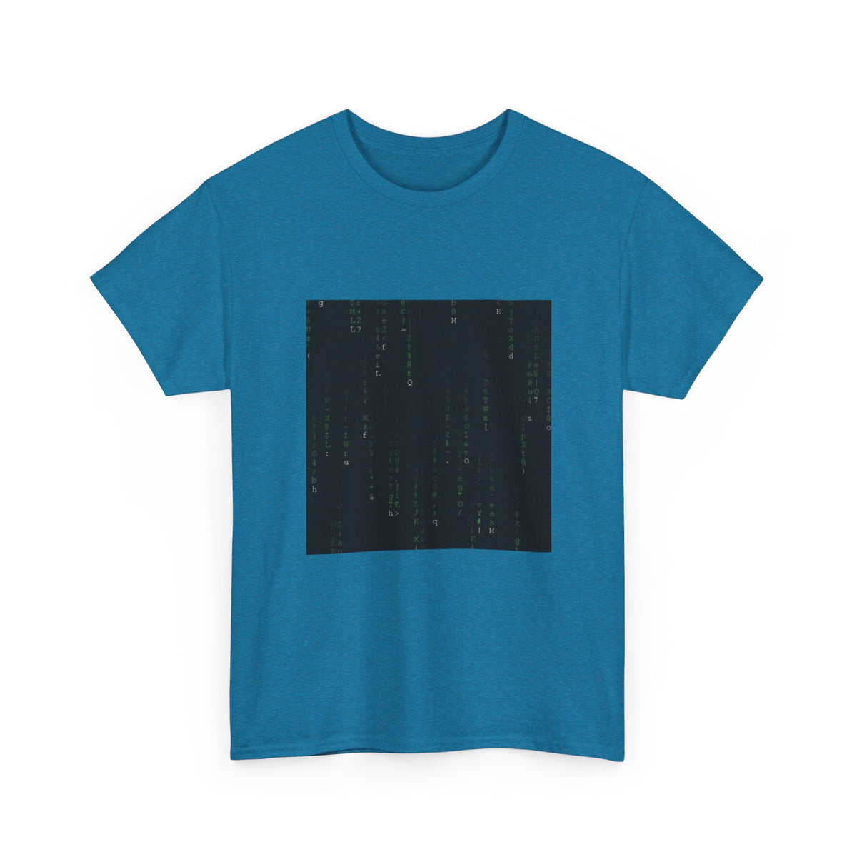 Neon Figure In Cyber Shower Tee