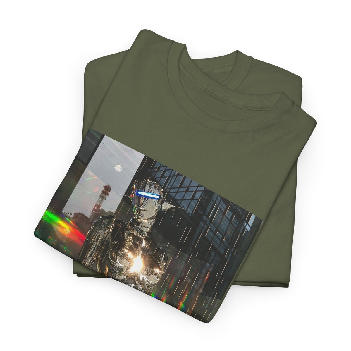 Neon Ember Flow Graphic Tee