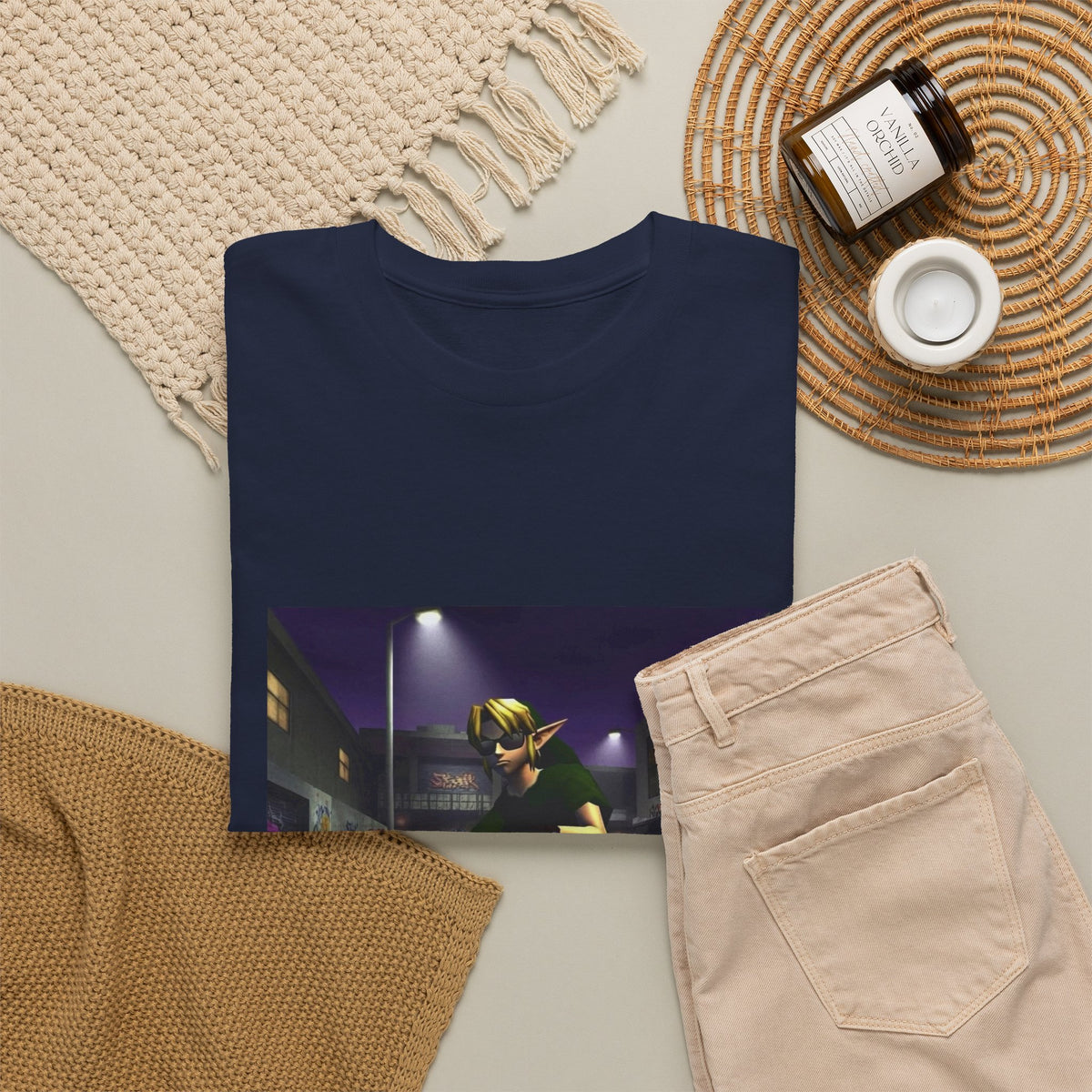 Skater Link Smoking In The Alley Tee