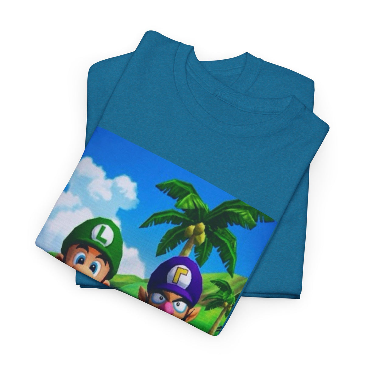 Luigi and Waluigi Flipping The Bird Tee