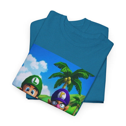 Luigi and Waluigi Flipping The Bird Tee