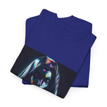 Holographic Raven Sorceress Shimmers Mysteriously