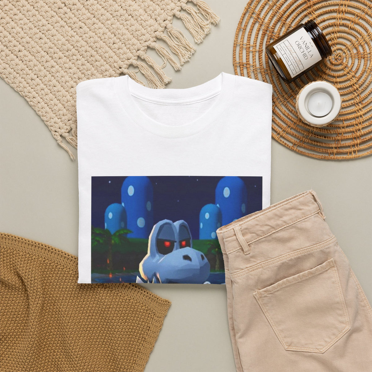 Dry Bones Smoking Blunt Flipping Off Tee