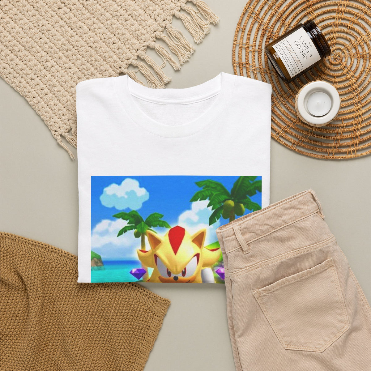 Super Shadow Flipping The Bird Tee