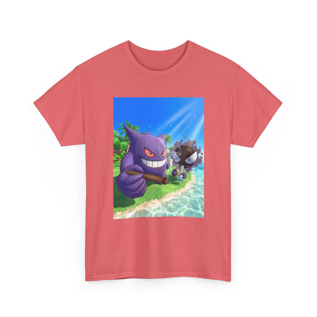Gengar and Gastly Chillin' By The Beach