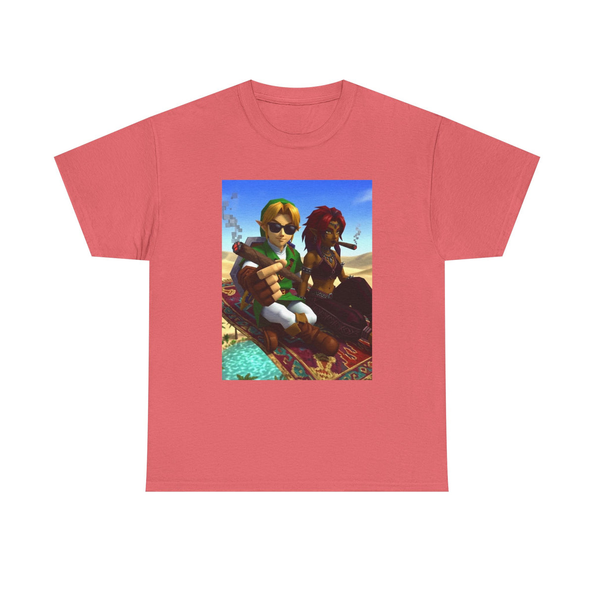 Link and Urbosa Hotbox Magic Carpet Tee