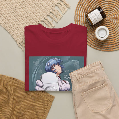 Rei Ayanami Holds PSP Console Tee