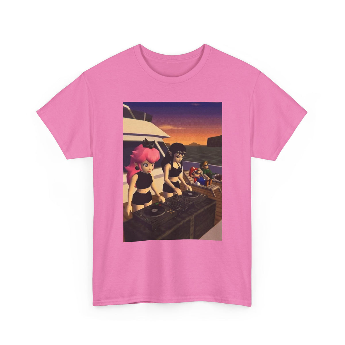 N64 Waifus DJ Yacht Party Tee
